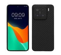 kalibri Aramid Fiber Case Compatible with Xiaomi 15 - Case Super Slim Strong Protective Phone Cover - Black Matte