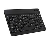 Ultra-Slim Bluetooth Keyboard Portable Mini Wireless Keyboard Rechargeable for Apple iPad iPhone Samsung Tablet Phone Smartphone iPadOS iOS Android (10 inch Black)
