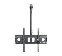 Ultra Slim Ceiling Mount for 40" 75" LED TVs Telescopic Height Adjustment 5 15° Tilt Angle Supports Up to [Weight Capacity] Perfect for Home Theater Setup