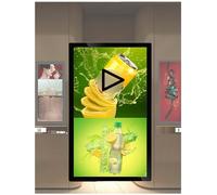Ultra Slim Frame LED Light Box, llluminated Poster Display, LED Backlit Menu Board, Wall Mounted Billboard for Restaurant, Cafe, Shops(13.3in)