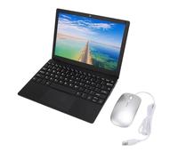 Ultra Slim Laptop Computer, 1280x800 Display Laptop Computer English Keyboard with Mouse for Entertainment (UK Plug 2GB+64GB)