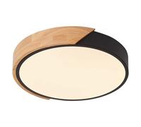 Ultra Slim LED Ceiling Light - 5cm Thin Flush Mount Lamp, Modern 30/40/50/60cm, 3 Color Temperatures, Ideal for Foyer, Hallway, Bedroom, Kitchen, Black (30cm 18W)