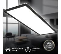 Ultra Slim LED Panel Ceiling Light Lamp Backlight CCT RGB Office Hallway [EEK: D]