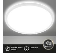 Ultra Slim LED Panel Ceiling Light Lamp Backlight CCT RGB Office Hallway [EEK: D]