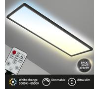 Ultra Slim LED Panel Ceiling Light Lamp Backlight CCT RGB Office Hallway [EEK: D]