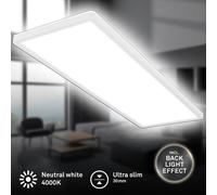 Ultra Slim LED Panel Ceiling Light Lamp Backlight CCT RGB Office Hallway [EEK: D]