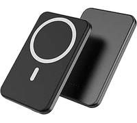 Ultra Slim Magnetic Power Bank 5000 mAh, Wireless Portable Charger, 20 W PD Quick Charge, USB Type-C, Mini Battery Pack for iPhone 16/15/14/13/12 Pro/Pro Max, Travel