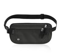 Ultra-Slim Money Belts for Travel Hidden, Mellbree RFID Blocking Travel Security Belt Hidden Passport Pouch with Senseless Comfort Design - Anti-Pickpocket Protection for Cash & Documents Black