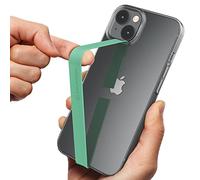 Ultra Slim Phone Loop Finger Holder, Sinjimoru Secure Finger Strap for Phone Case as Mobile Phone Grip Holder Compatible with iPhone Case & Samsung Phone. Sinji Loop Mint