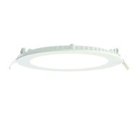 Ultra Slim Round Flush Ceiling Light 12W Cool White LED 4000k Corridor Lamp Loops White One Size