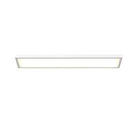 Ultra-Slim Smart LED Ceiling Panel - 4,000 Lumens, RGB + Tunable White - Dimmable Flush Mount Flat Light with Remote Control & App Connectivity - 47.6" x 11.7" Modern Lighting for Kitchen, Living Room