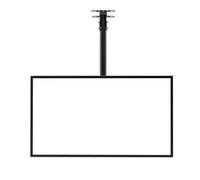 Ultra Slim Snap Frame LED Light Box, Illuminated Poster Display, LED Backlit Menu Board with Adjustable Telescopic Boom, Wall Mounted Billboard for Restaurant, Cafe 80X120cm