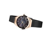 Ultra Slim Swarovski Elements Black Milanese Bracelet Watch - female - BERING - Watches - Black - ONE SIZE - Accessories ONE SIZE
