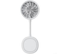 Ultra-Slim Travel Fan with Magnetic Base for Cruise(White)