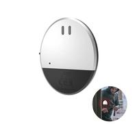 Ultra Slim Vibration Alarm，130dB Window Alarms for Security，Glass Break & Window Smash Detection， Alert Security Sensor for Home, Office, Shed, Dorm Room, Door，RV (Silver)