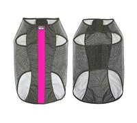 Ultra Small Pink Waterproof Dog Coat LED Jacket Dog Raincoats for Night Time Walking Visibility