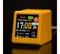 Ultra Smart Wifi Weather Forecast Clock / Mini Desktop Display With Photo & Gif Album