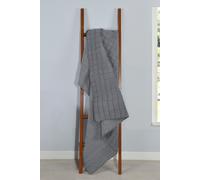 Sleepdown Quilted Waffle Throw Over Sofa Bed Super Soft Warm Cosy Luxury Blanket Bed Bedspread - Charcoal - 200cm x 150cm, Grey,5056242894308