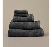 Ultra Soft Bamboo Bath Towel Misona Dark Grey Face Towel Pair