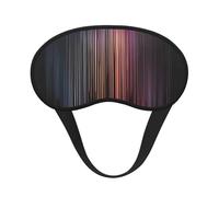 Ultra Soft Colorful Rainbow rain Blackout Sleep Mask-Adjustable Headband, Zero Light Leak, Perfect for Travel, Shift Work, Meditation