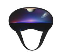 Ultra Soft Cosmic Saturn Blackout Sleep Mask-Adjustable Headband, Zero Light Leak, Perfect for Travel, Shift Work, Meditation