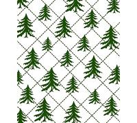 Ultra Soft Cozy Christmas Tree Green Pine Fluffy Microfiber Knitted Throw Blanket Lightweight Blanket for Sofa Couch Bed Travel 90"X90"¡