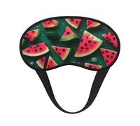 Ultra Soft Dream Watermelon Blackout Sleep Mask-Adjustable Headband, Zero Light Leak, Perfect for Travel, Shift Work, Meditation