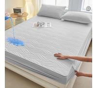 Ultra Soft Fitted Bed Sheets 135x200 Deep Pocket Comfort Bedding Quilted Design for a Cozy Sleep Perfect for Home & Hotel Use