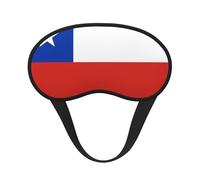 Ultra Soft Flag of Chile Blackout Sleep Mask-Adjustable Headband, Zero Light Leak, Perfect for Travel, Shift Work, Meditation