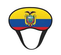 Ultra Soft Flag of Ecuador Blackout Sleep Mask-Adjustable Headband, Zero Light Leak, Perfect for Travel, Shift Work, Meditation