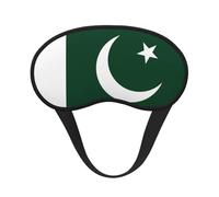 Ultra Soft Flag of Pakistan Blackout Sleep Mask-Adjustable Headband, Zero Light Leak, Perfect for Travel, Shift Work, Meditation