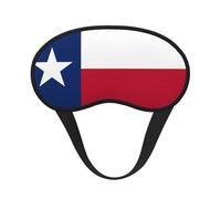 Ultra Soft Flag of Texas Blackout Sleep Mask-Adjustable Headband, Zero Light Leak, Perfect for Travel, Shift Work, Meditation