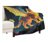 Ultra Soft Flannel Throw Blanket - Strange Creature Lightweight Warm Fuzzy Blanket for Couch Bed Chair, All Season Cozy Plush Blanket for Adults, 40"x50" Christmas Holiday Home Decor