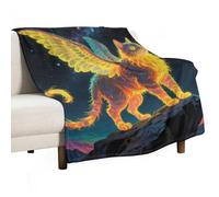 Ultra Soft Flannel Throw Blanket - Strange Creature Lightweight Warm Fuzzy Blanket for Couch Bed Chair, All Season Cozy Plush Blanket for Adults, 50"x60" Christmas Holiday Home Decor