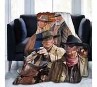 Ultra-Soft Fluffy for John Wayne Throw Size Ultra Soft Flannel Fleece All Season Light Weight Living Room/Bedroom Warm Blanket40"x30"