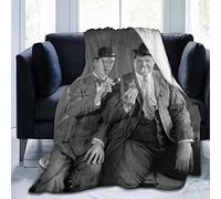Ultra-Soft Fluffy for Laurel and Hardy Blankets & Throws Blanket Soft, Blanket Flannel Blanket for Home Outdoor Napping, Sleeping, Traveling, Camping80"x60"