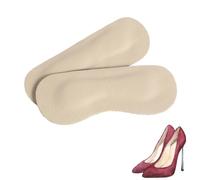 Ultra-Soft Leather Heel Grips - Prevent Shoes from Slipping & Rubbing | Stop Blisters, Skin Irritation & Soreness | Odor-Resistant | Foot Care (Suede Leather, 2 Pairs)