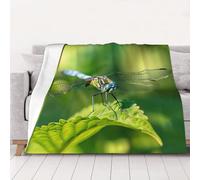 Ultra-Soft Micro Fleece Blanket, Dragonfly - Lightweight Plush Fuzzy Cozy Soft Blankets and Throws for Sofa, Chairs, Bed - 60"x50"