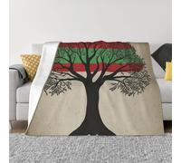 Ultra-Soft Micro Fleece Blanket Tree Palestinian Flag Throw Blanket Warm Fuzzy Plush Blanket Lightweight Flannel Throw Blankets for Couch Sofa Bed 80"x60" Soft Cozy Microfiber Blanket for All Season