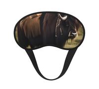 Ultra Soft Mighty Highland Yak Blackout Sleep Mask-Adjustable Headband, Zero Light Leak, Perfect for Travel, Shift Work, Meditation