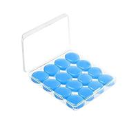 Ultra Soft Moldable Silicone Ear Plugs for Sleeping Noise Cancelling, Reusable & Waterproof, Comfortable for Travel, Study, Work (Blue, 8 Pairs)