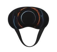 Ultra Soft Mysterious Cosmic Black Holes Blackout Sleep Mask-Adjustable Headband, Zero Light Leak, Perfect for Travel, Shift Work, Meditation