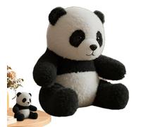 Ultra Soft Panda Plush Toy with Realistic Design, Provides Emotional Support, Relieves Stress, Comfortable Companion Dolls, Perfect for All Ages, Home, Retreats and as a Gift