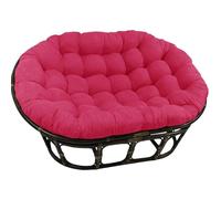 Ultra Soft Round Double Chair Cushion Replacement 67x47 In Waterproof Outdoor Egg Chair Cushion for Saucer ChairsComfort & Style (Cushion Only)