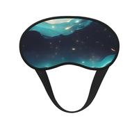 Ultra Soft Science Fiction Stars Blackout Sleep Mask-Adjustable Headband, Zero Light Leak, Perfect for Travel, Shift Work, Meditation