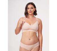 Ultra Soft Seamless Nursing Bra YN21 | Color: Beige | Size: L