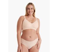 Ultra Soft Seamless Nursing Bra YN21 | Color: Cream | Size: XL