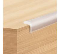 Ultra-Soft Silicone Edge Guards for Baby Proofing,Edge Protector 100% Silicone,Pre-Taped Adhesive Corner Protectors,Clear Child-Safe Table & Furniture Bumpers (1cmx1m)