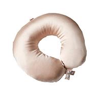 Ultra Soft Silk Travel Pillow - Neck Support for Airplane, Train & Car - Compact, Comfortable, Lightweight Travel Accessory for Restful Journeys