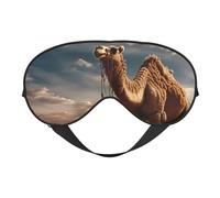 Ultra Soft Sleep Desert Sand Camel Print Eye Mask Light Blocking for Deep Sleep Travel Home Use